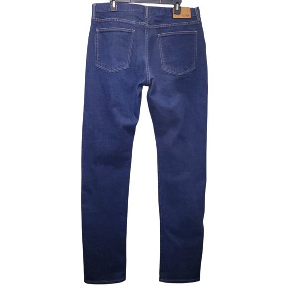 TAYLOR STITCH Democratic Button Fly Selvedge Jeans Med-Dark Blue Men's Size 35W - Picture 5 of 14